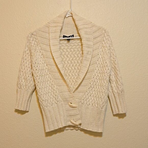 bebe Sweaters - Bebe cropped cardigan size large